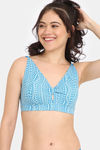 Rosaline Joyful Nautical Double Layered Non Wired Full Bralette - Nautical Awesome — thumbnail 1